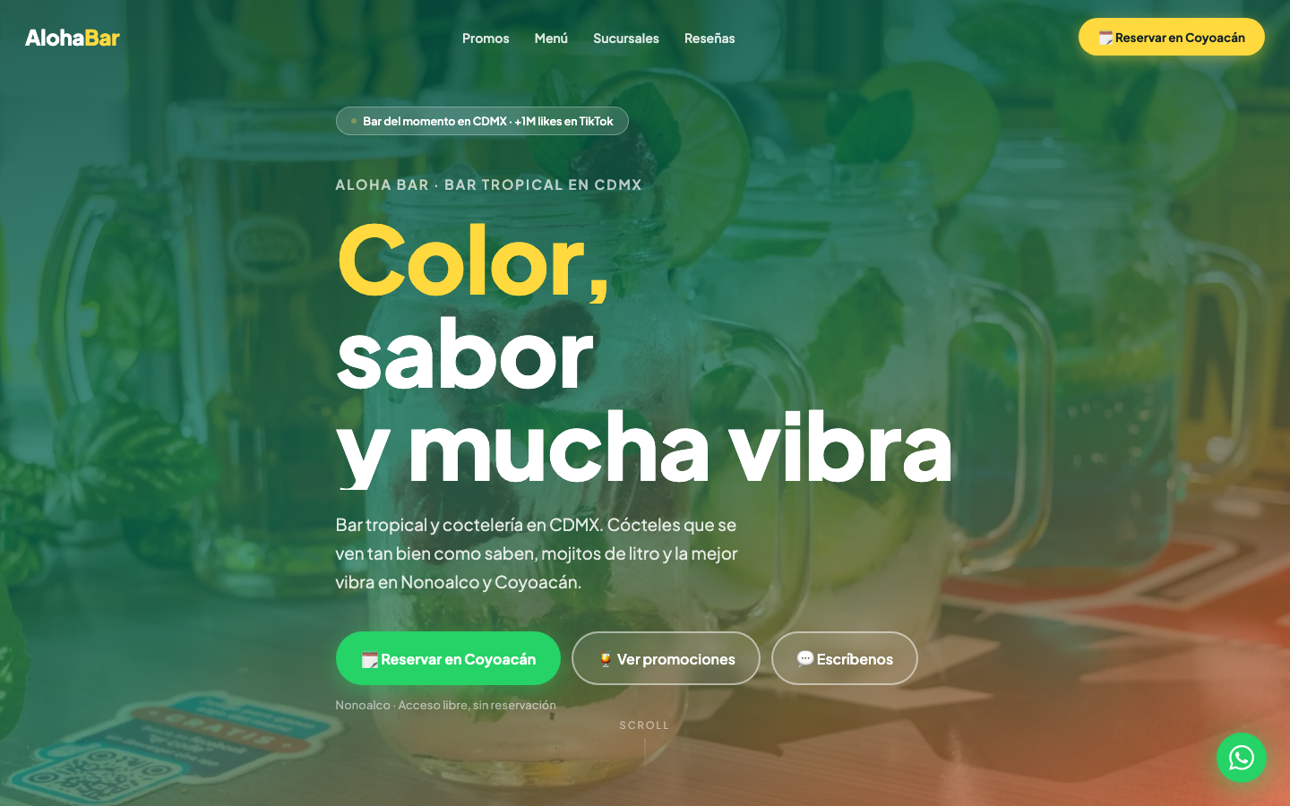 Aloha Bar después — Cohete